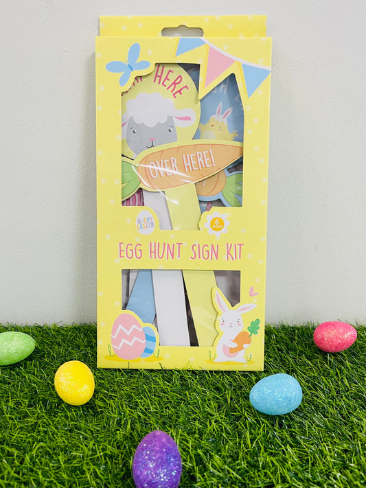 Easter Egg Hunt Sign Kit