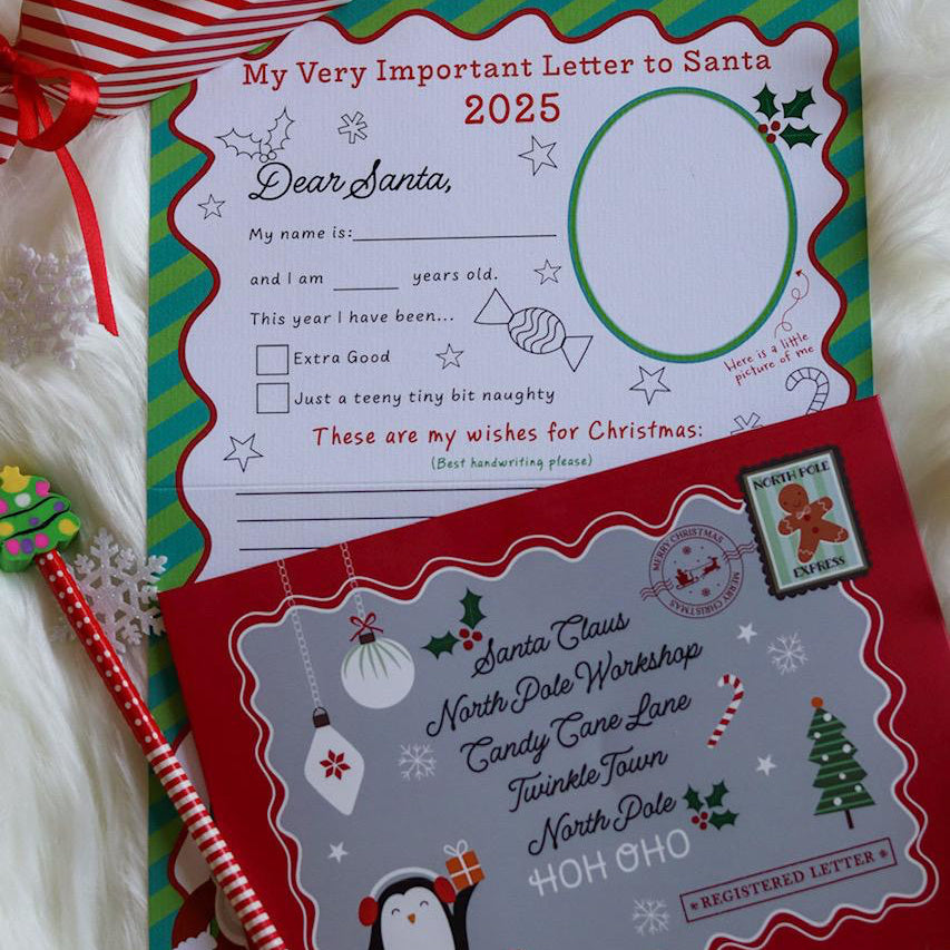 Dear Santa Letter 2025