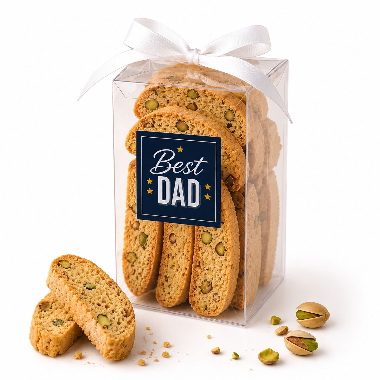 Best Dad Artisan Biscotti Gift Box