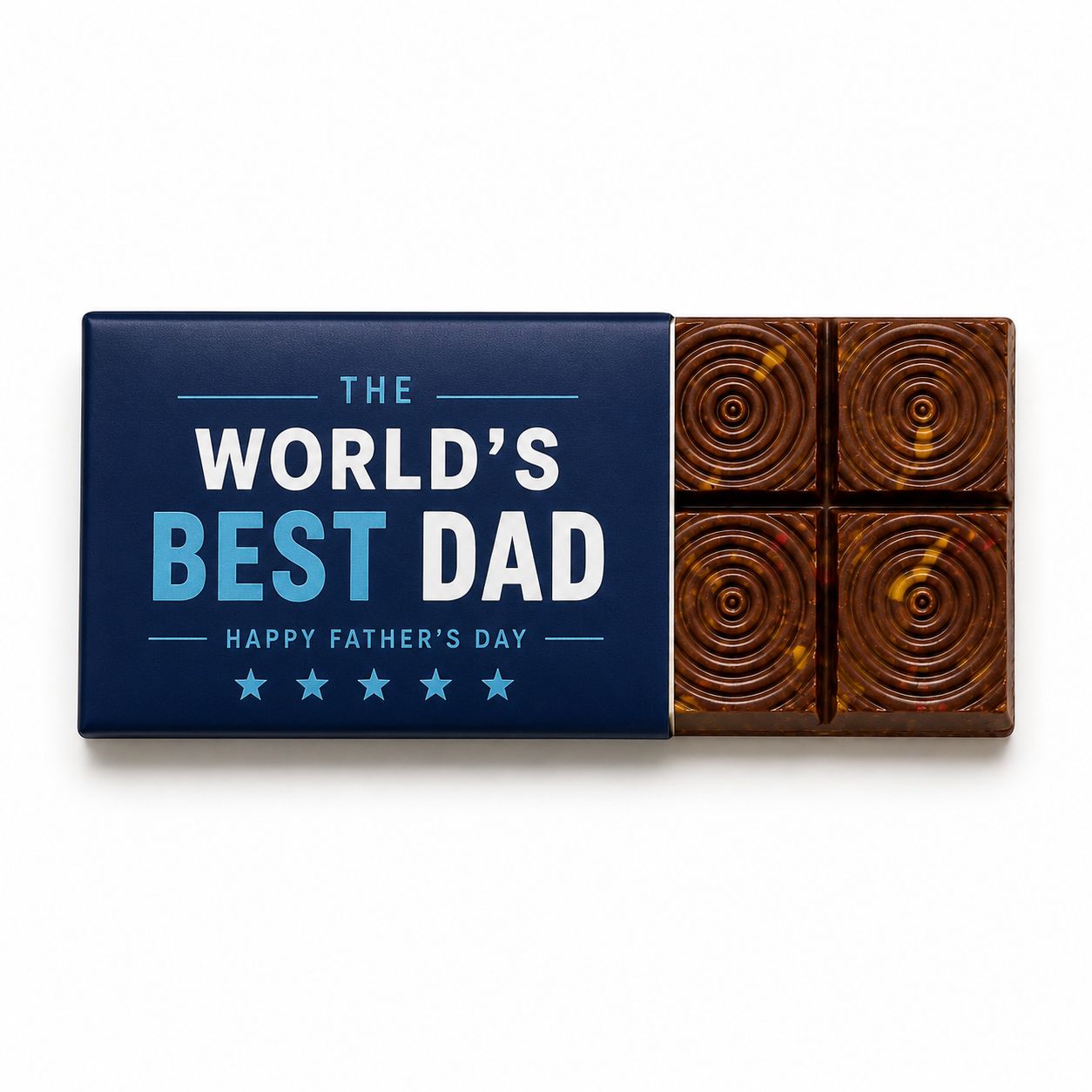 World’s Best Dad Milk Chocolate Kunafa Bar