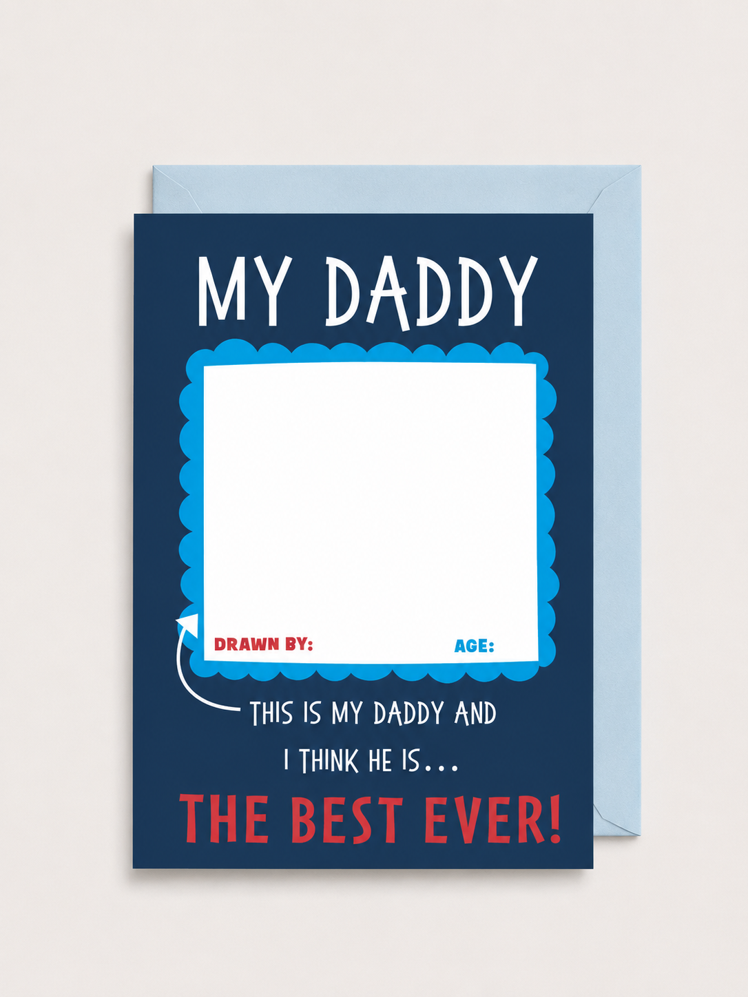 My Daddy – Draw Your Own Masterpiece Card