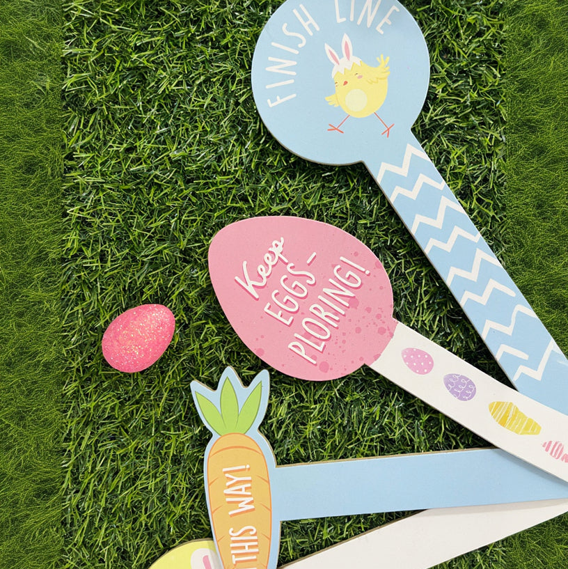 Easter Egg Hunt Sign Kit