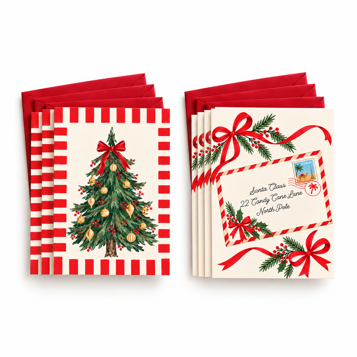Christmas Card Collection – Christmas Tree & Santa’s Post