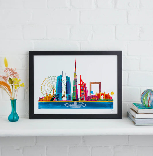 Dubai Skyline Print