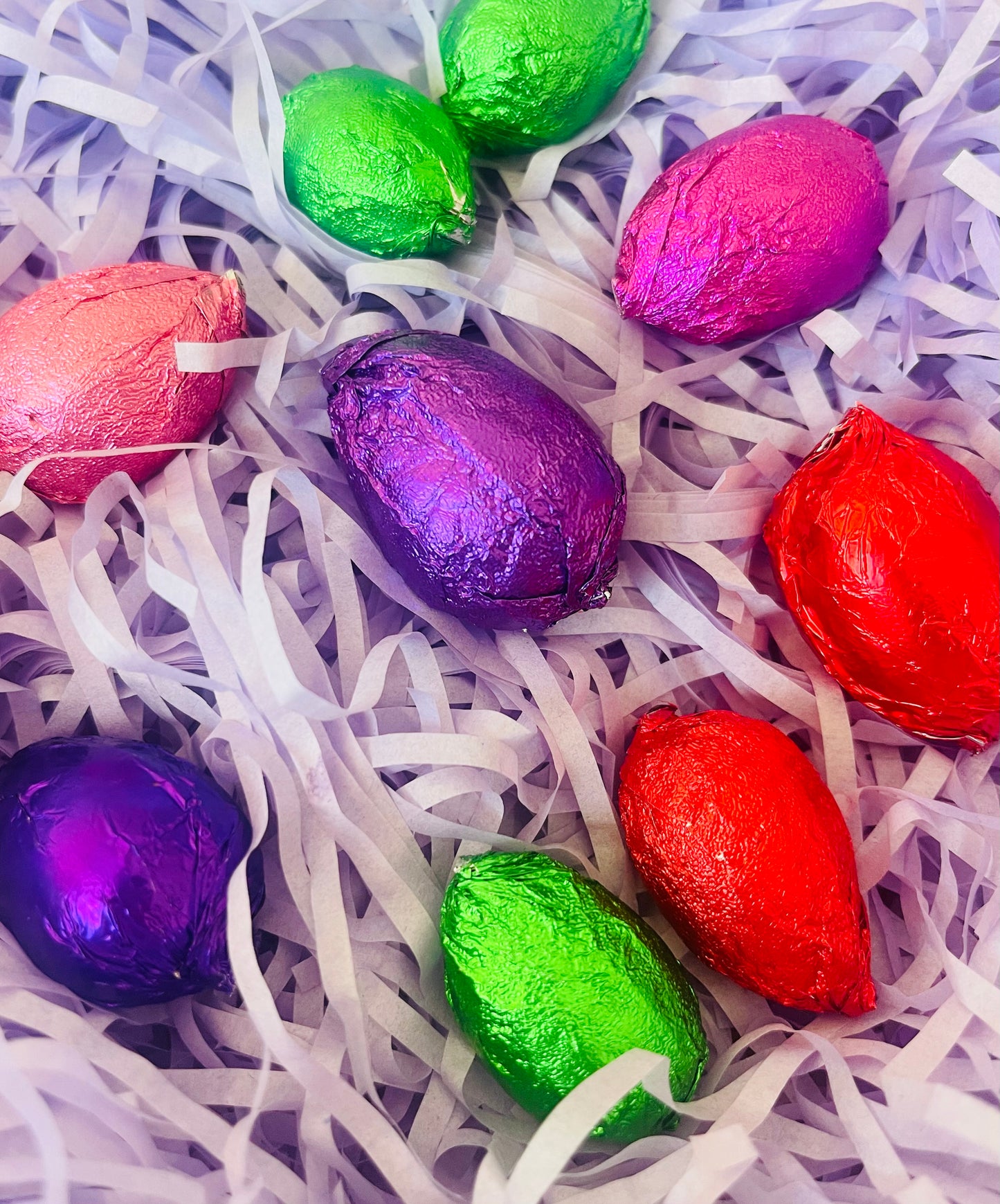 Mini Handmade Easter Milk Chocolate Eggs