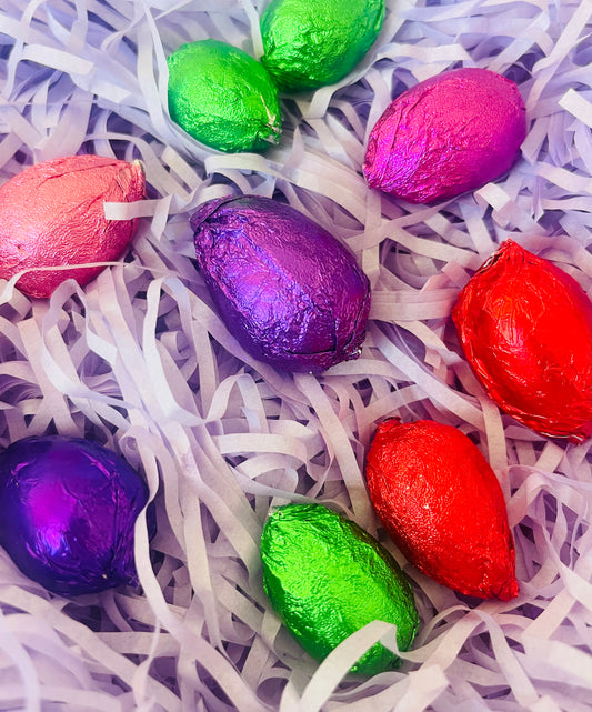 Mini Handmade Easter Milk Chocolate Eggs