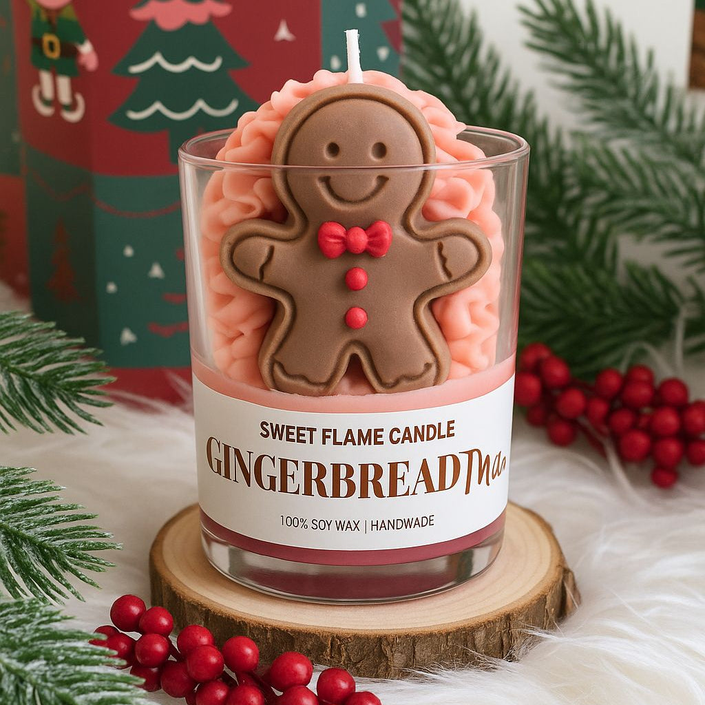 Festive Gingerbread Candle Jar - 220ml