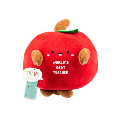 Best Teacher Cute Plush Apple