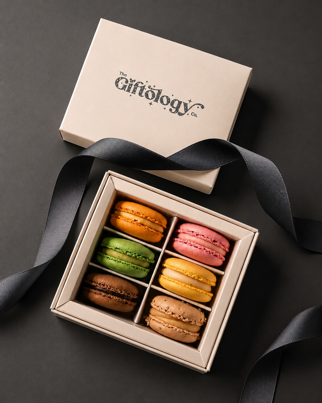 Luxury Six-Piece Macaron Gift Box