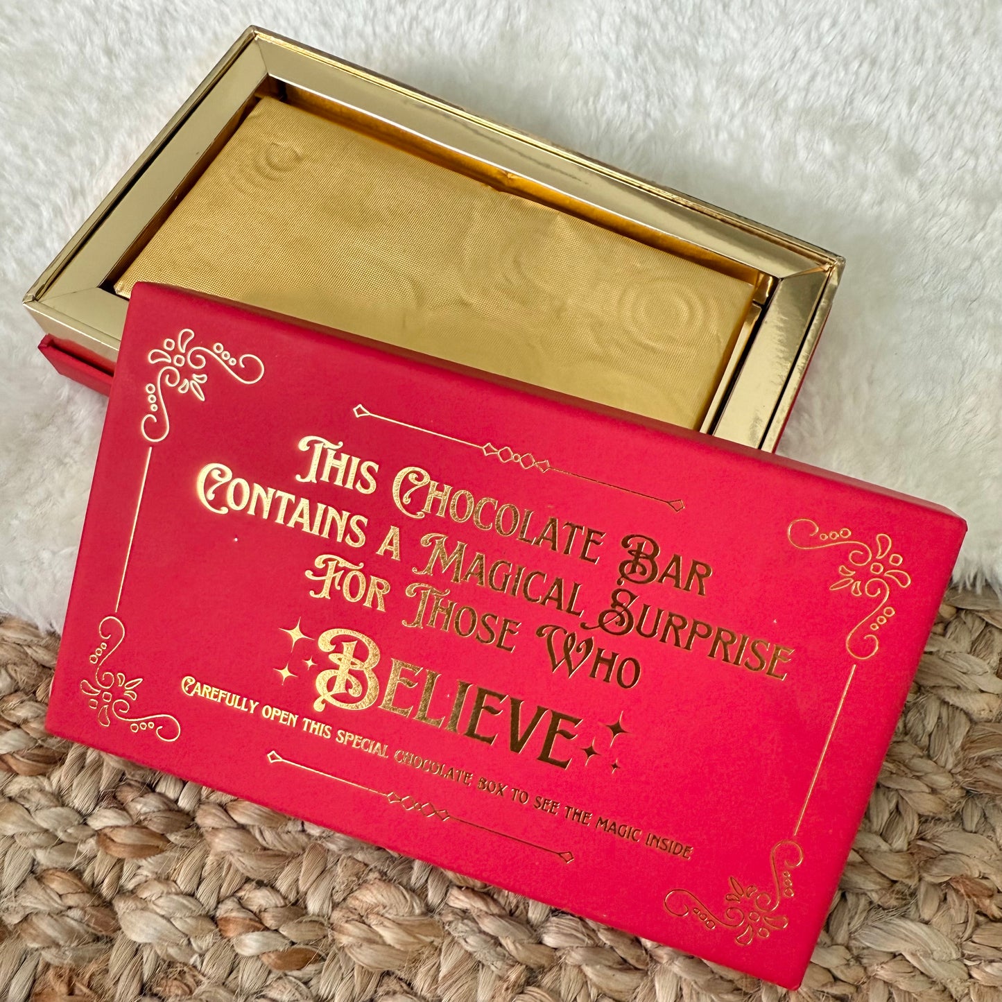 Christmas Chocolate Bar with Magical Ticket