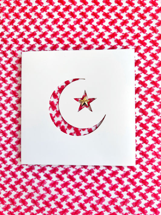 Yashmagh Card - Moon and Star