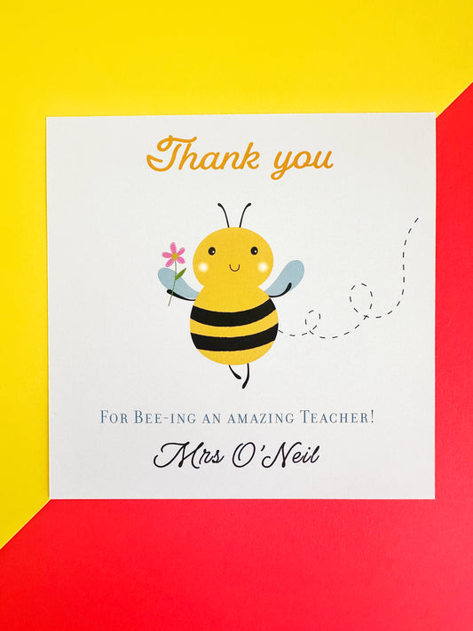 Teacher Card - Bee