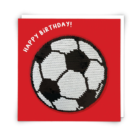 Sequin Football Card