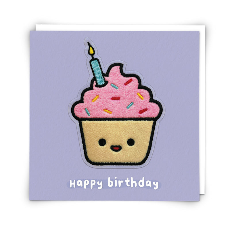 Felt Cupcake Card