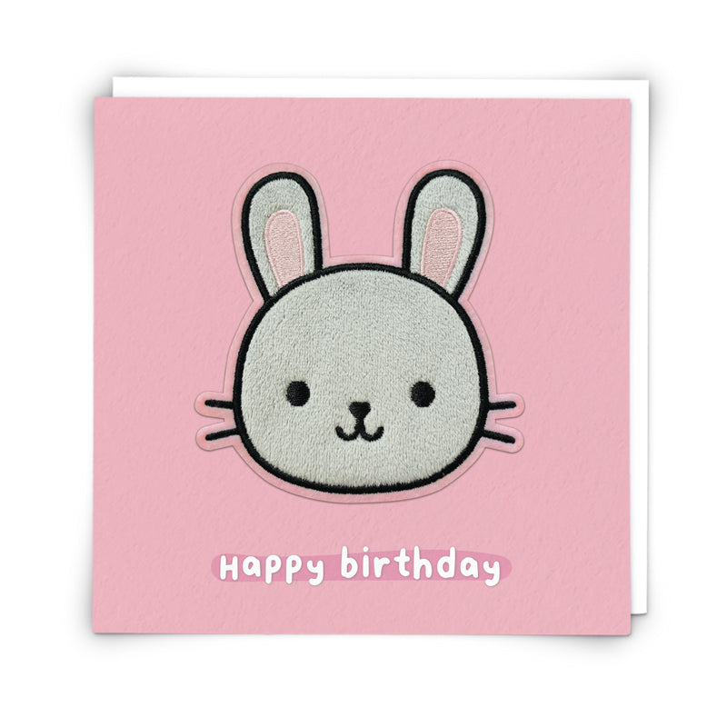 Felt Bunny Card