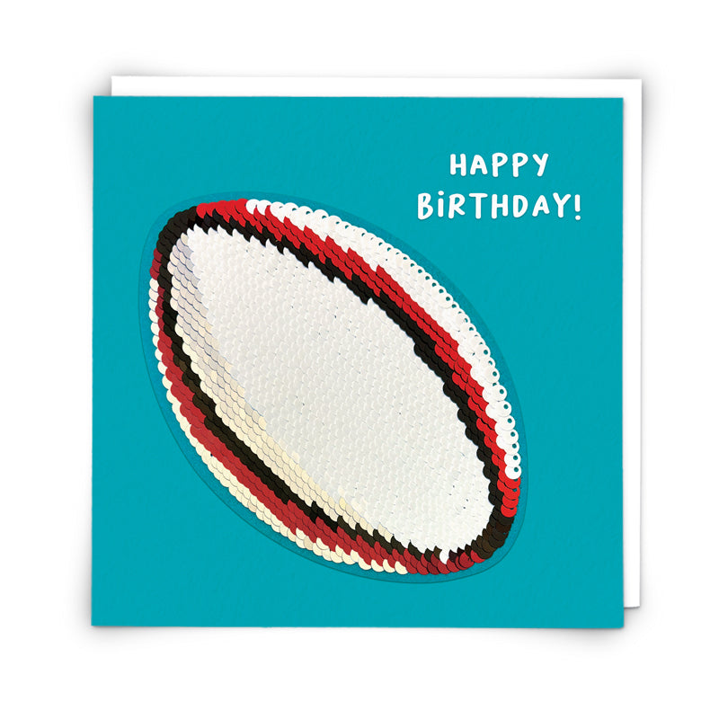 Sequin Rugby Card