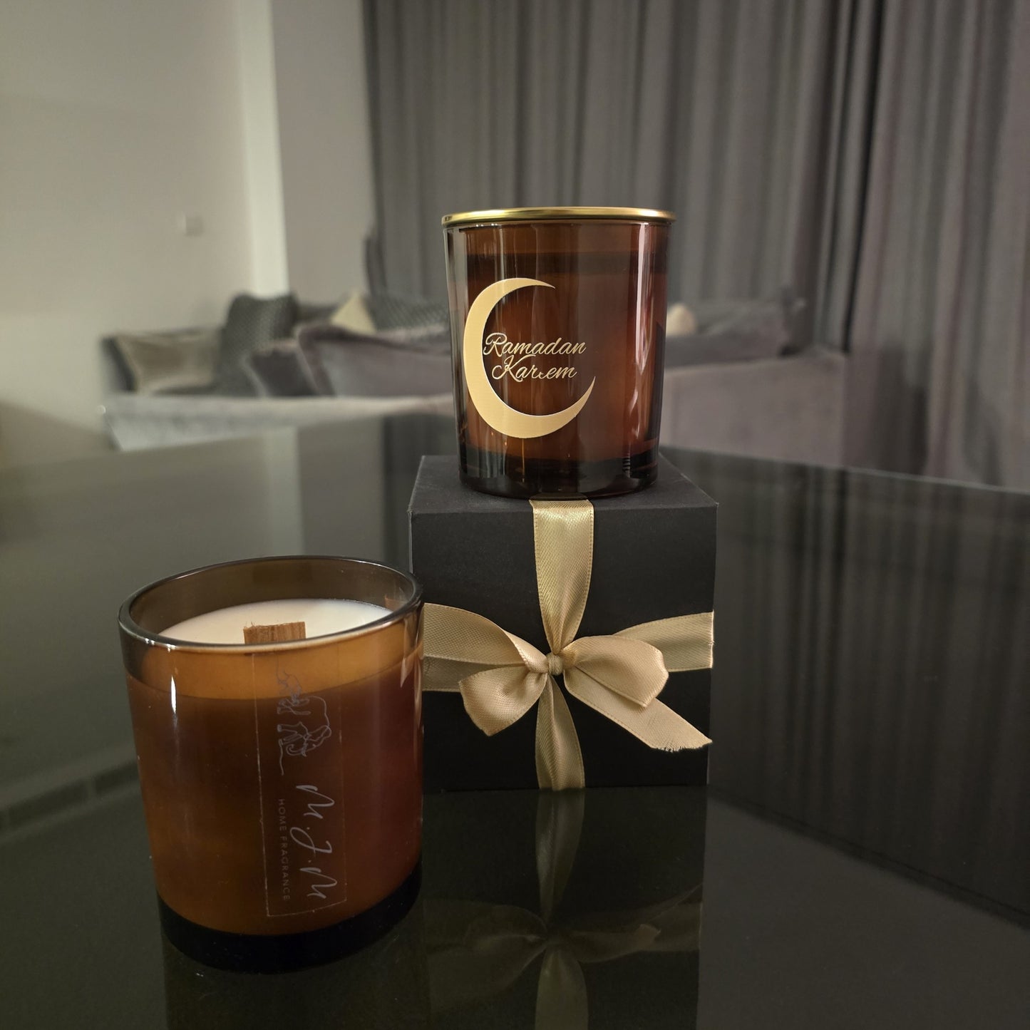 Eid Mubarak Candle and Reed Diffuser Gift Set