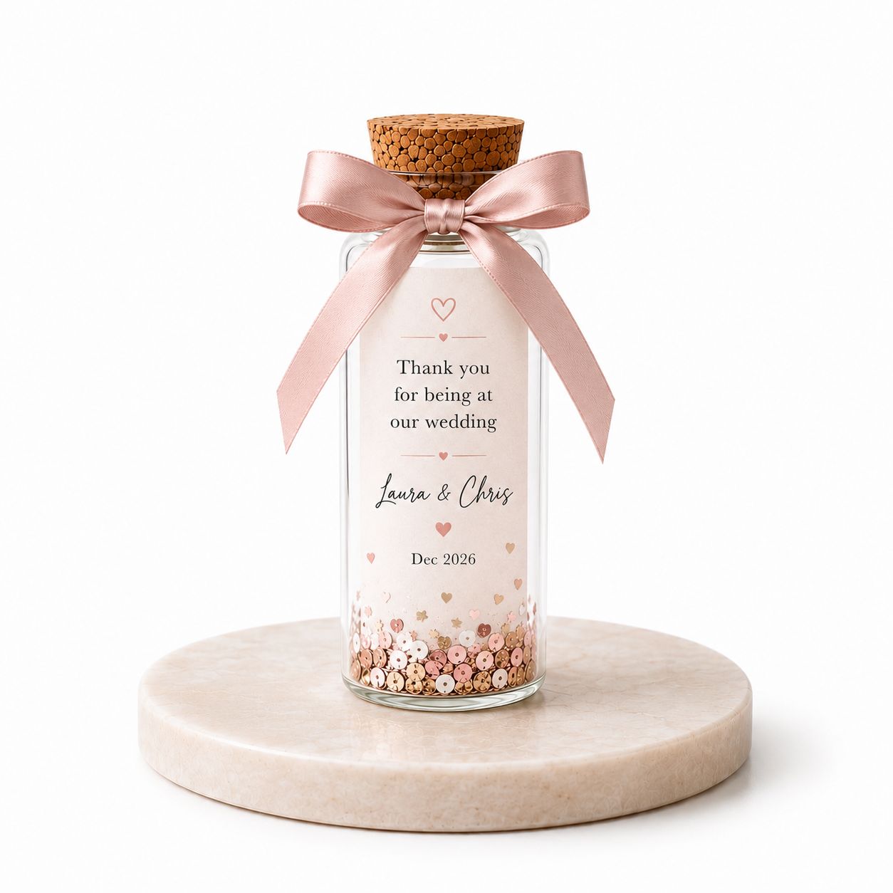 Personalised Keepsake Message Bottle