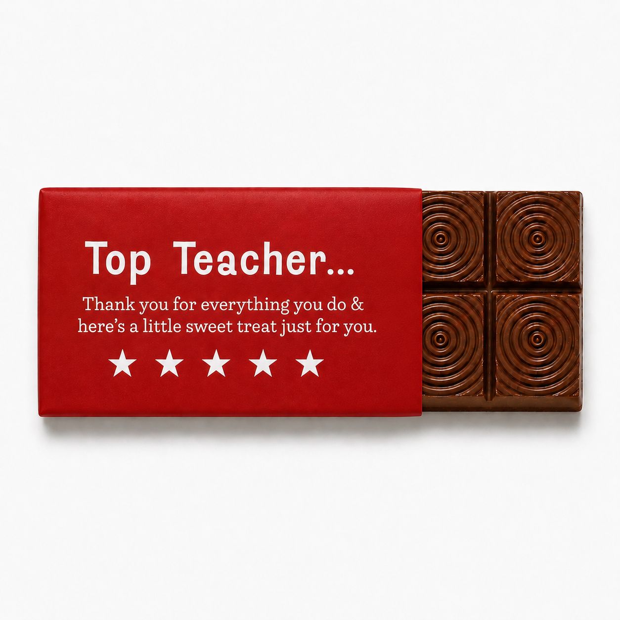 Milk Chocolate Teacher Kunafa Bar