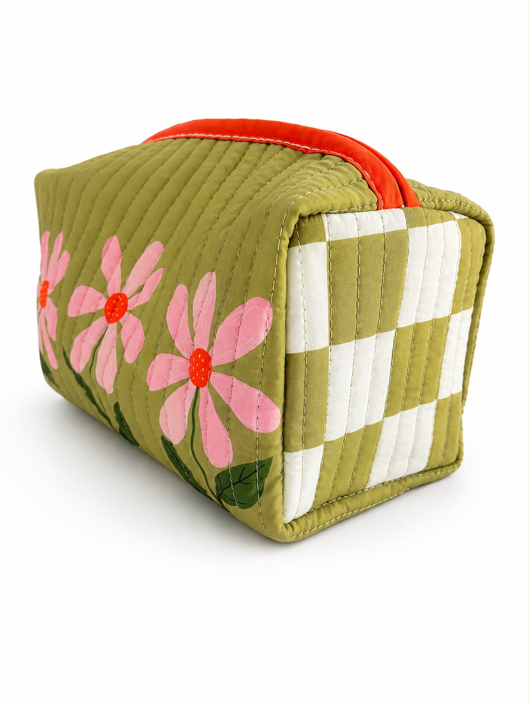 Daisy Quilted Wash Bag