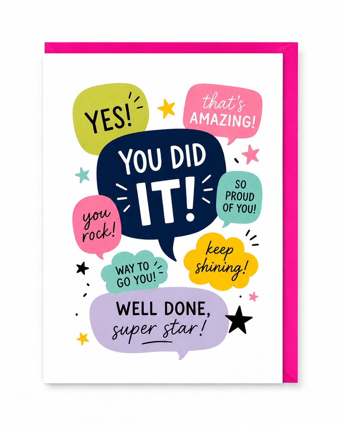 You Did It! Congratulations Card