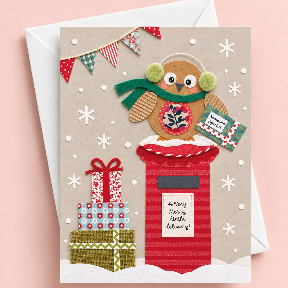 A Very Merry Little Delivery – Christmas Greeting Card