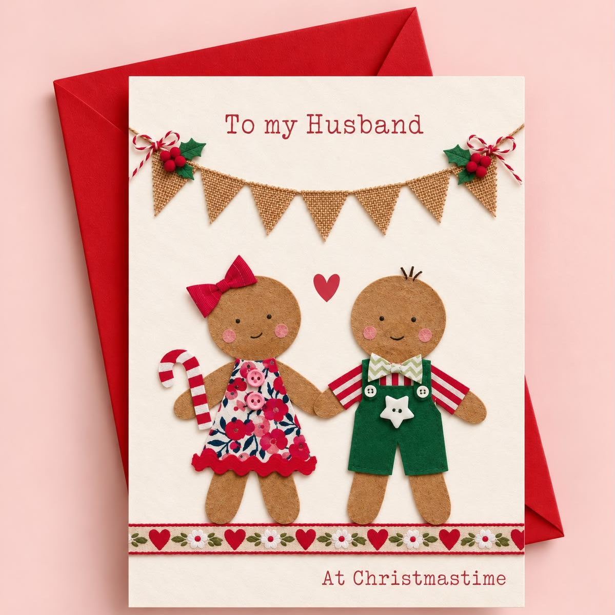 To My Husband at Christmastime – Christmas Greeting Card