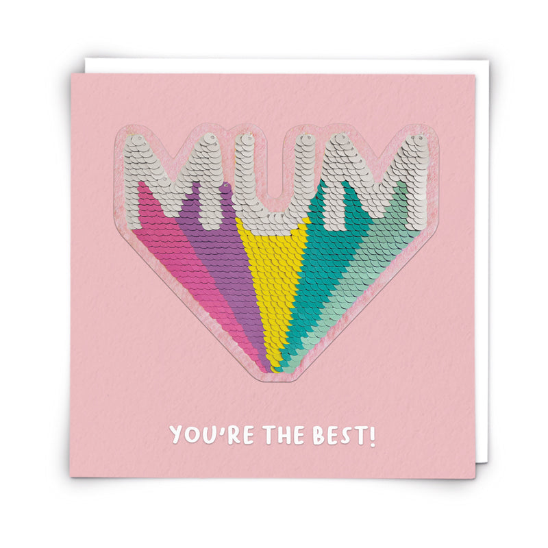 Mother's Day Card - Sequin Mum