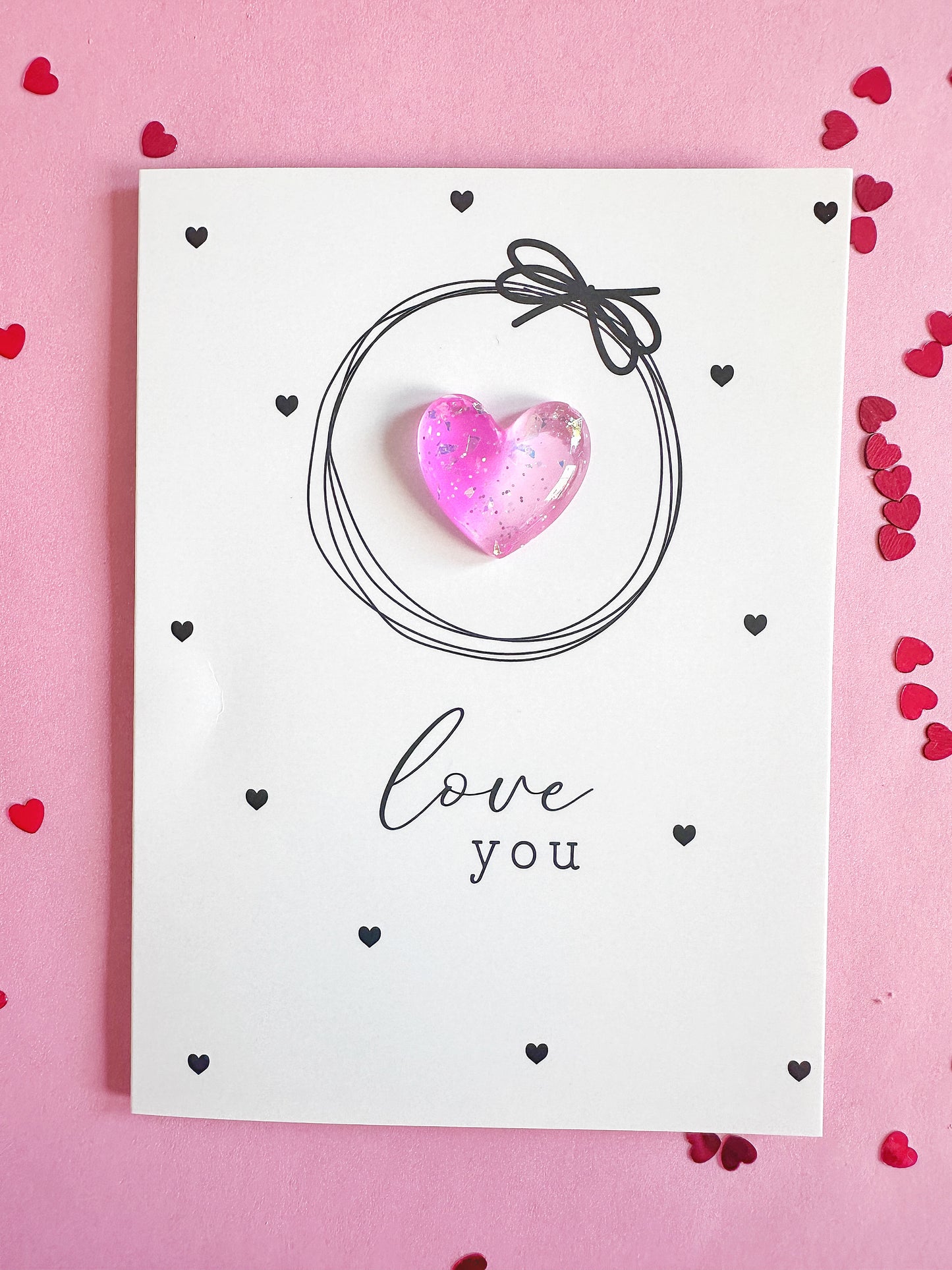 Love Heart Cookie + Card Combo