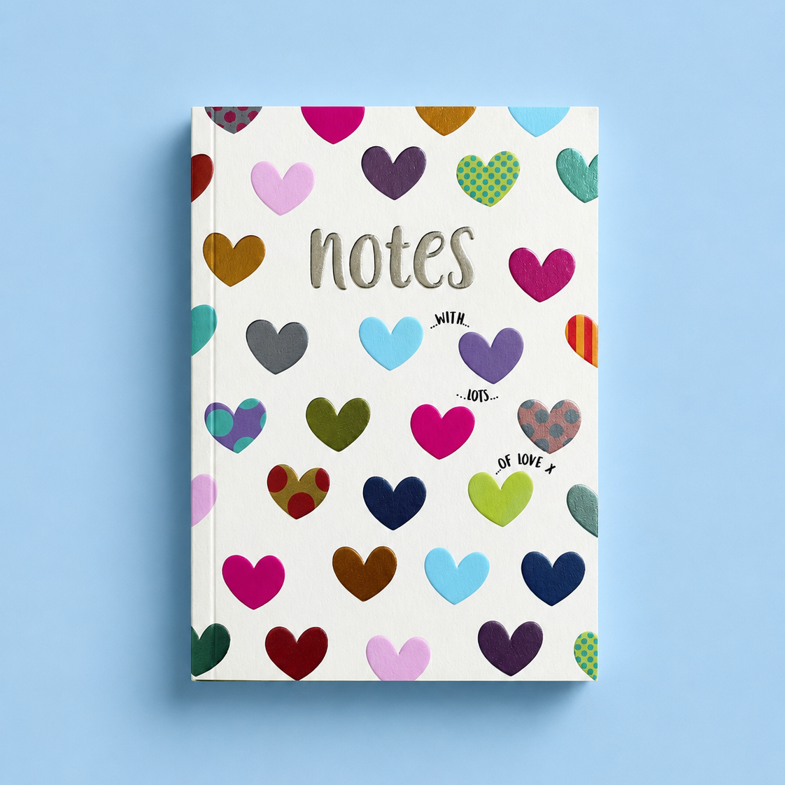 A6 Love Heart Luxury Notebook