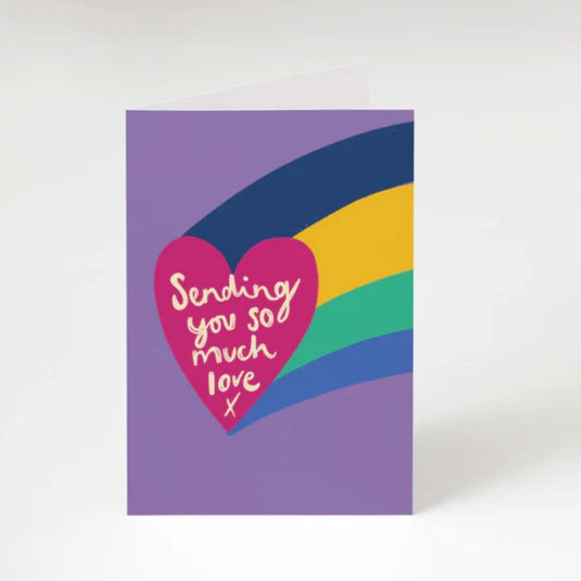 Sending you so much love greeting card
