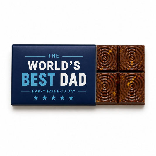 World’s Best Dad Milk Chocolate Kunafa Bar