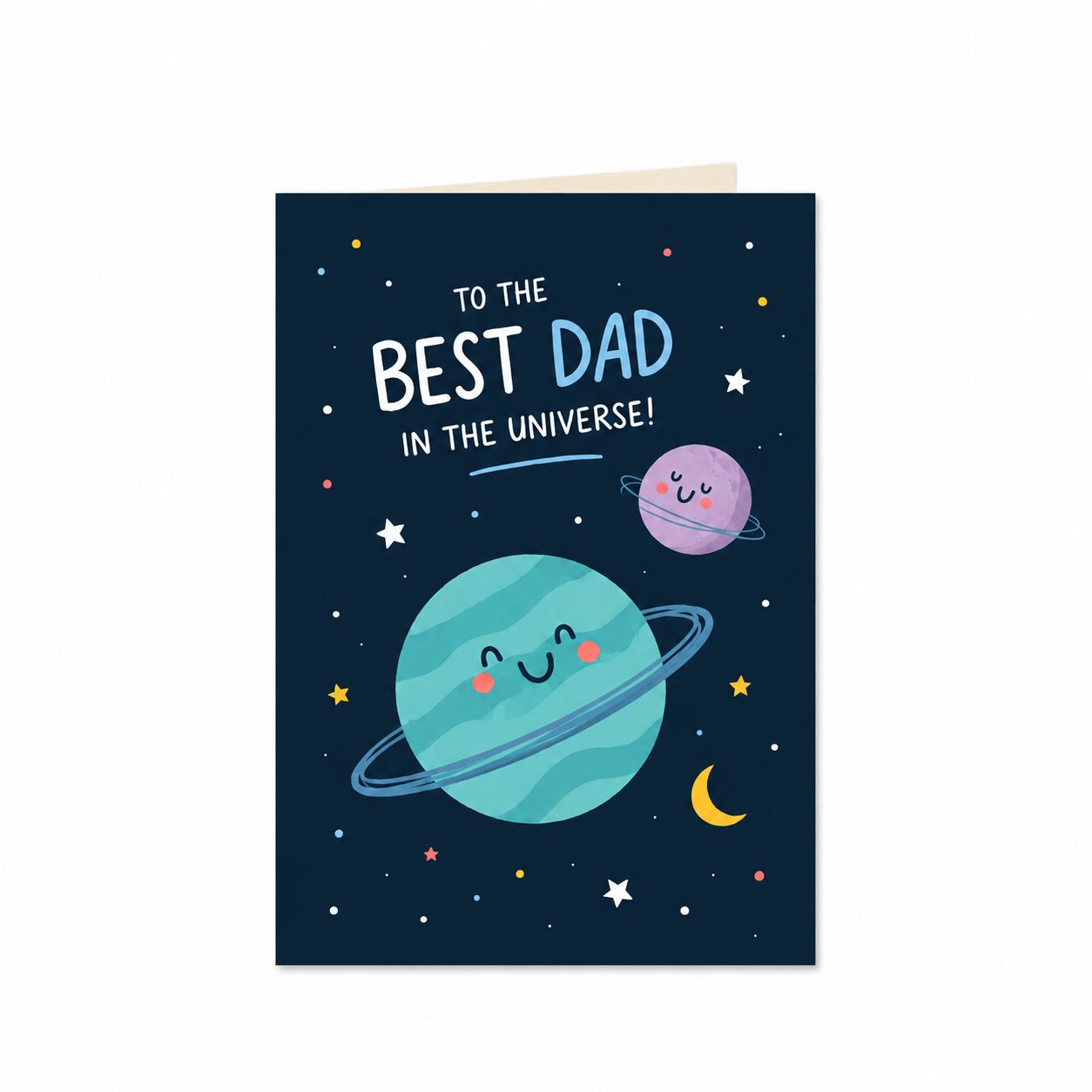 Best Dad in the Universe Greeting Card