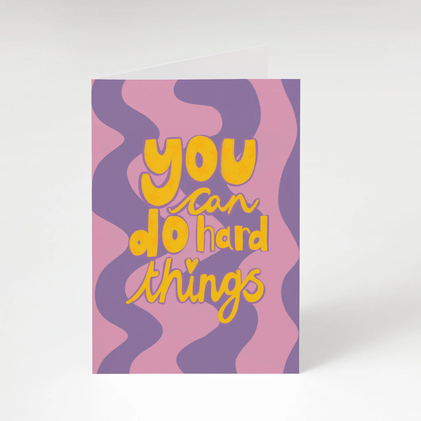 You can do hard things greeting card
