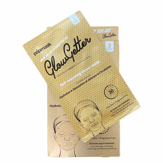 Popmask Glow Getter Self Warming Steam Face Masks 3 Pack