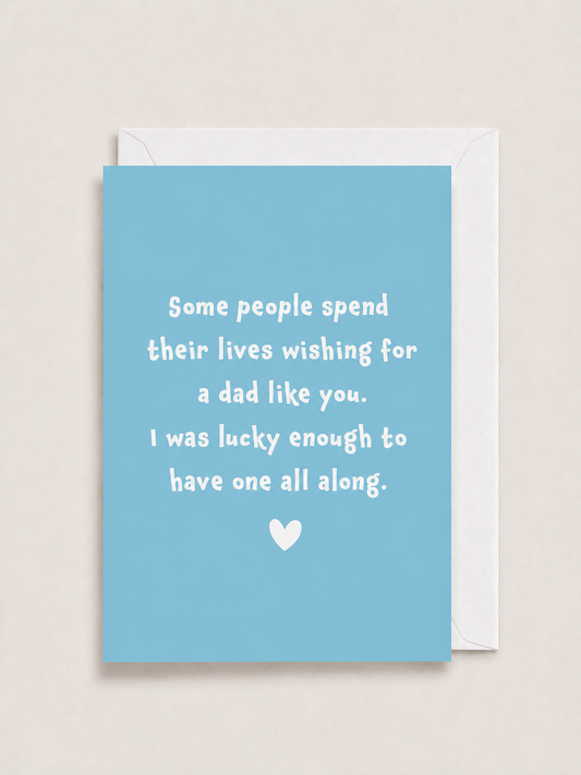 Dad Appreciation card