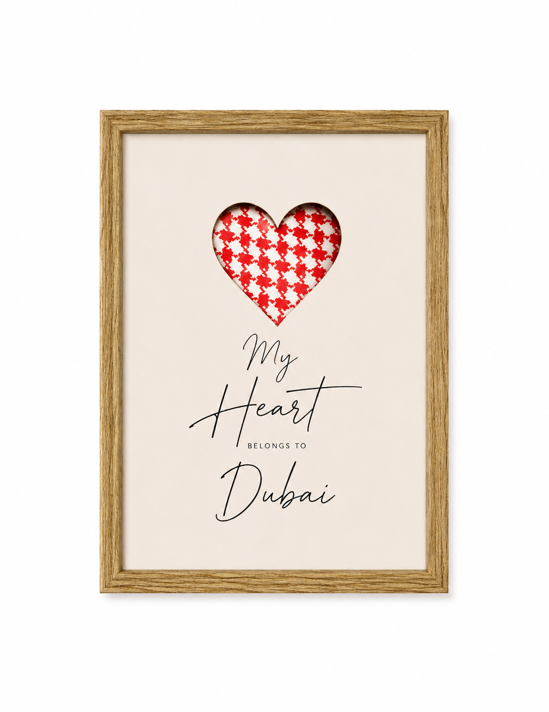 UAE Heart Collection - A4 Print