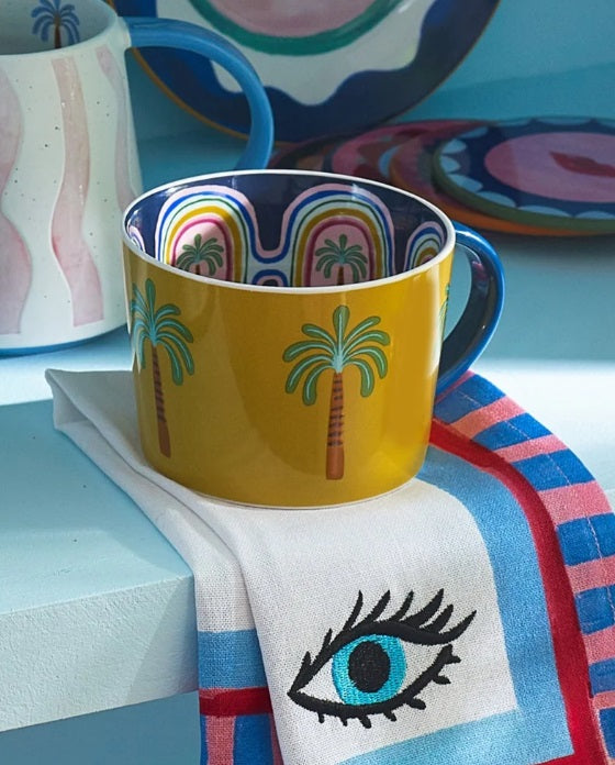 Electric Coast Palm Tree Mug