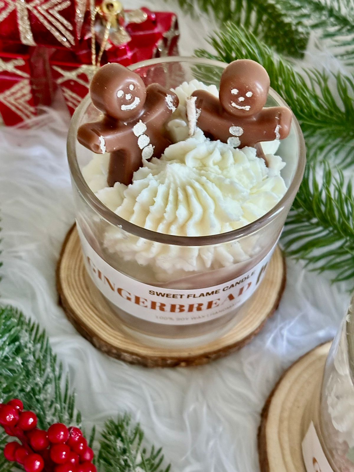 Festive Gingerbread Candle Jar - 220ml