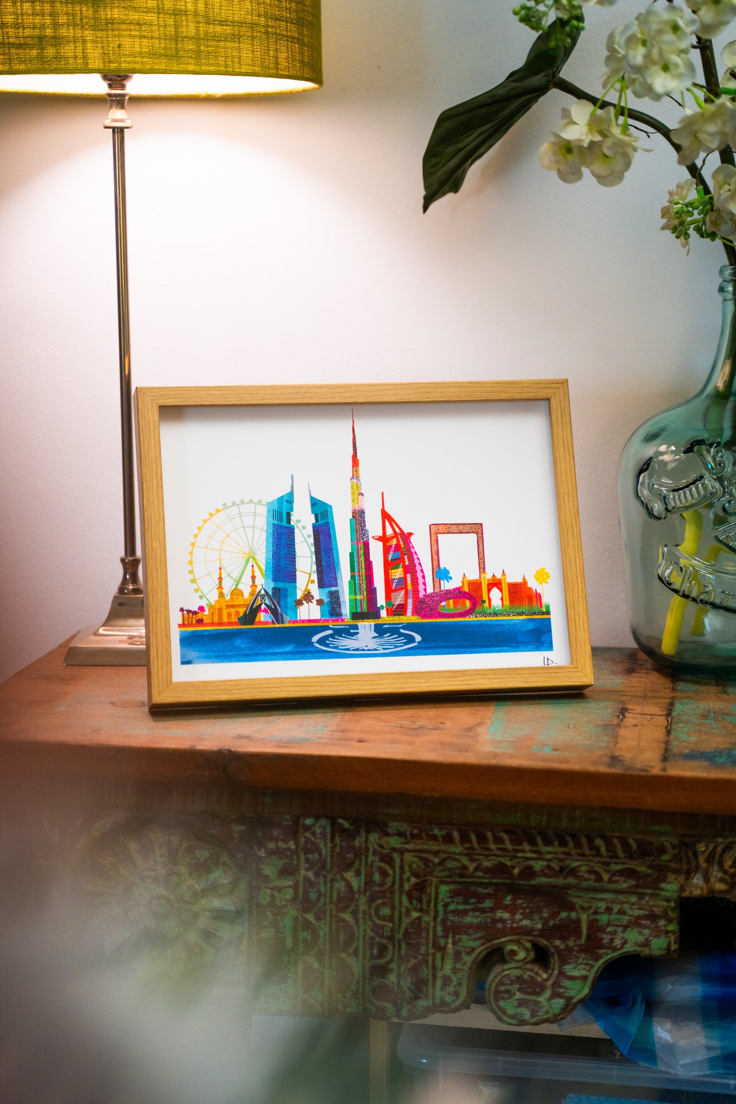 I Drew This - Dubai Skyline Print