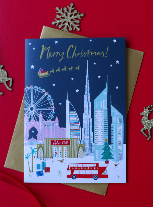 Christmas Card - Dubai Skyline