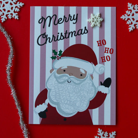 Christmas Card - Merry Christmas Santa