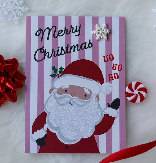 Christmas Card - Merry Christmas Santa