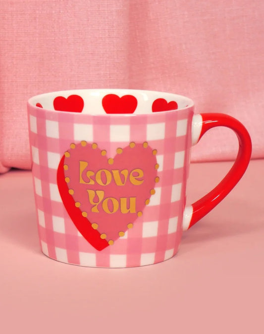 Love You Heart Mug