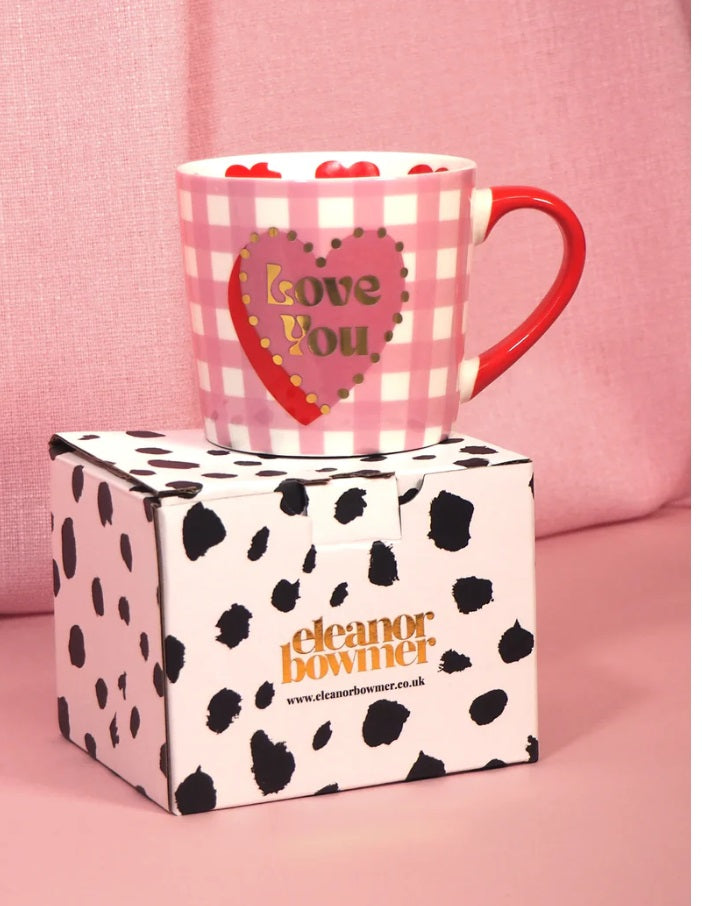 Love You Heart Mug