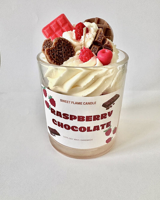 Raspberry Chocolate Candle Jar - 220ml