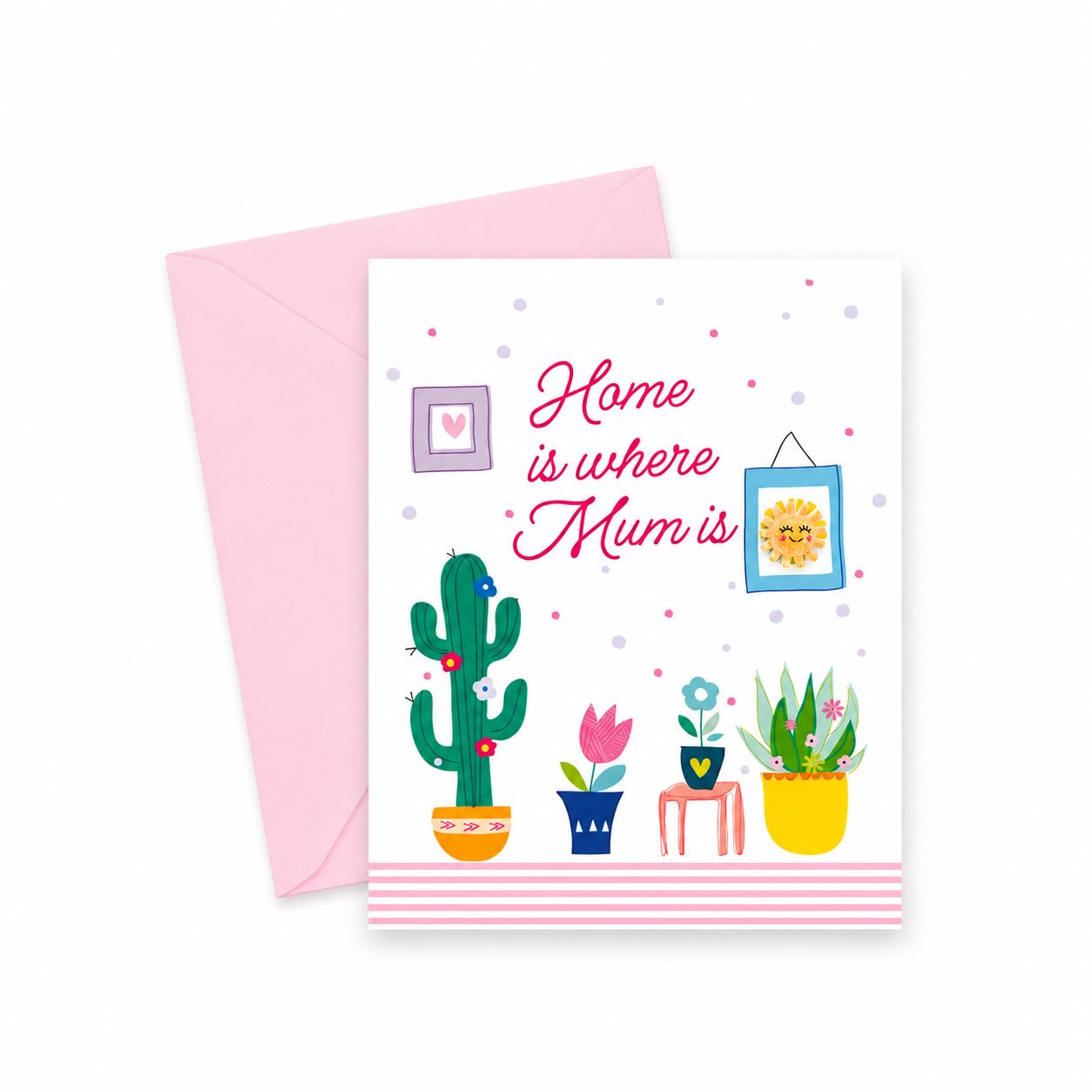 “Home is where Mum is” Greeting card