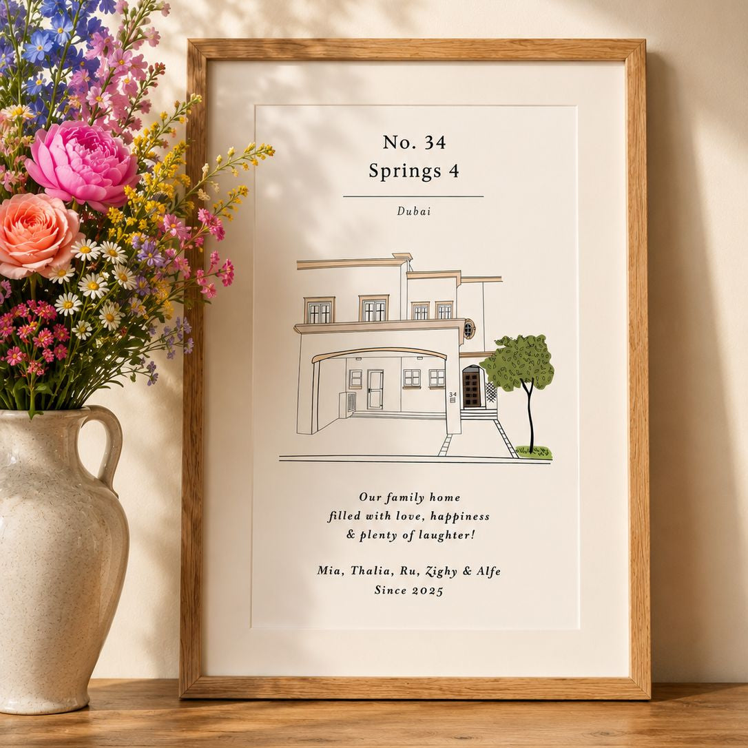 Bespoke Luxury House Portrait Print