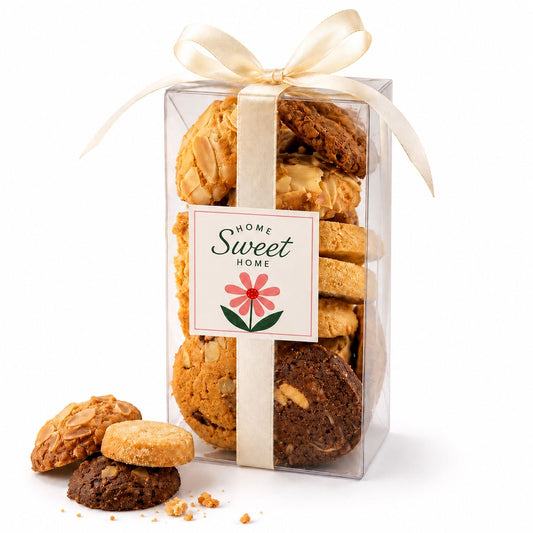 Artisan Mixed Cookie Home Sweet Home Gift Box