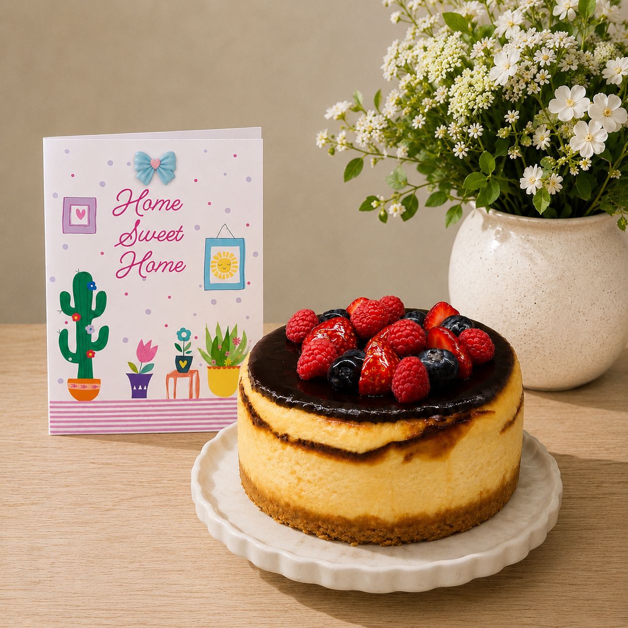 Home Sweet Home Cheesecake Gift
